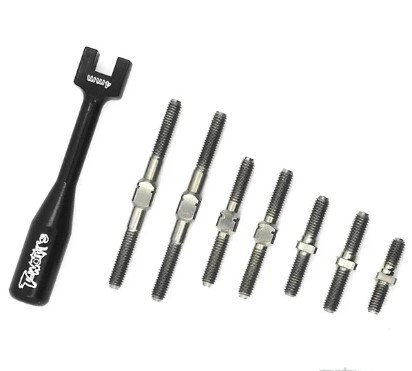 T-Work's 64 Titanium Turnbuckle Set ( For Yokomo YD2 / YD-2 EX )